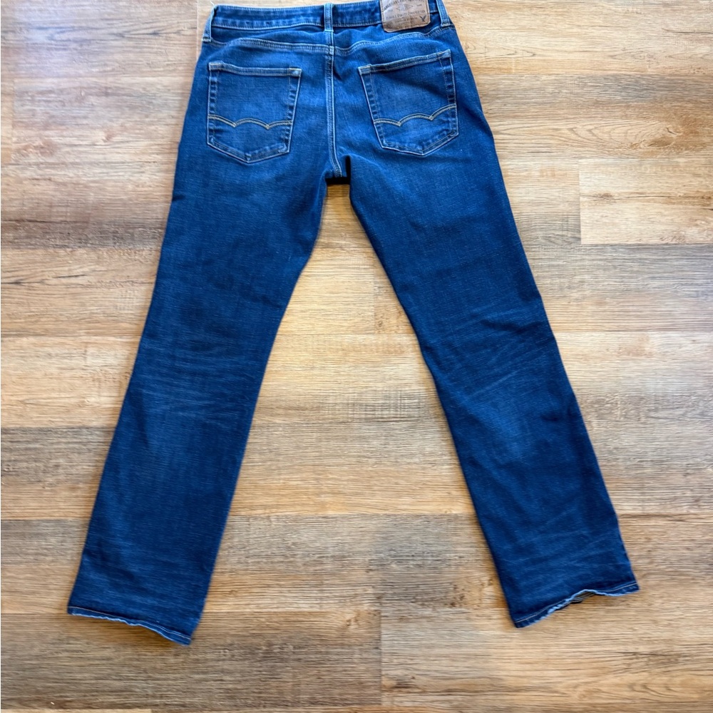 American Eagle Outfitters Dark Blue Straight Jeans Men’s 30X34 - Picture 2 of 7